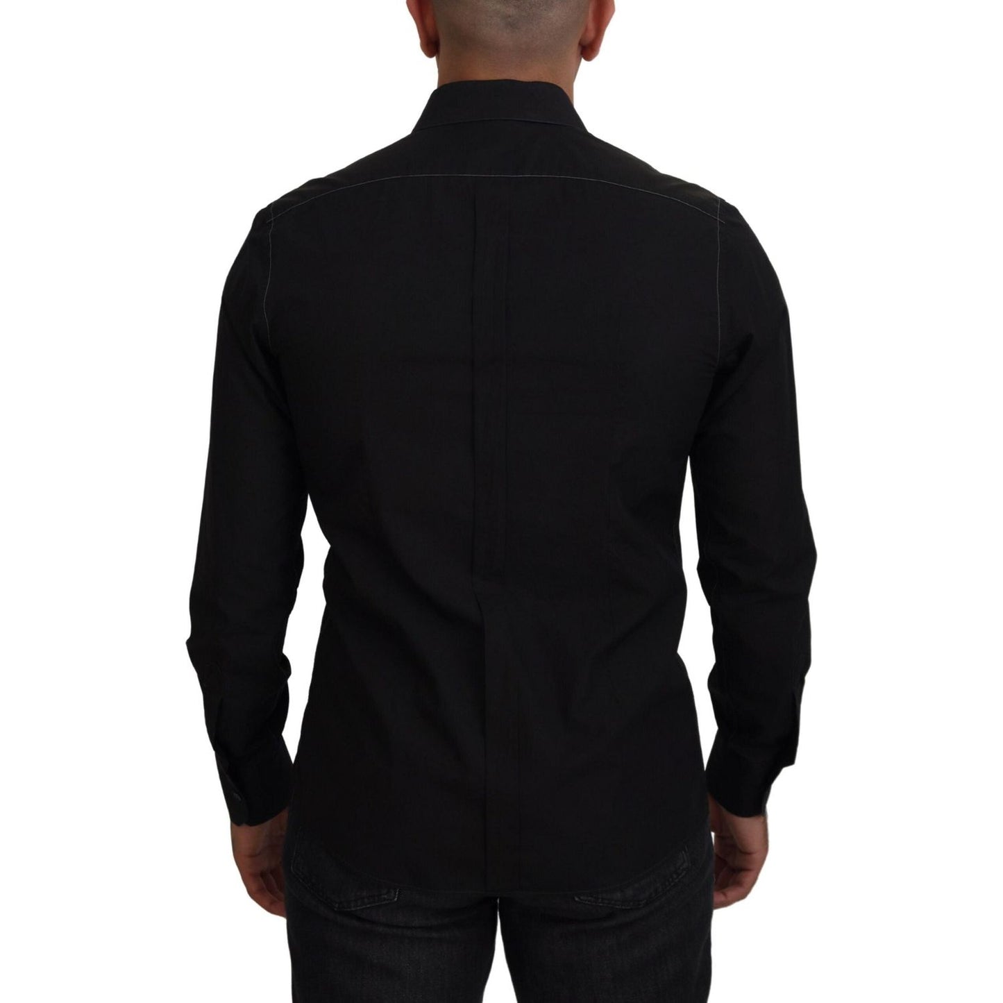 Dolce & Gabbana Elegant Black Formal Cotton Shirt Dolce & Gabbana