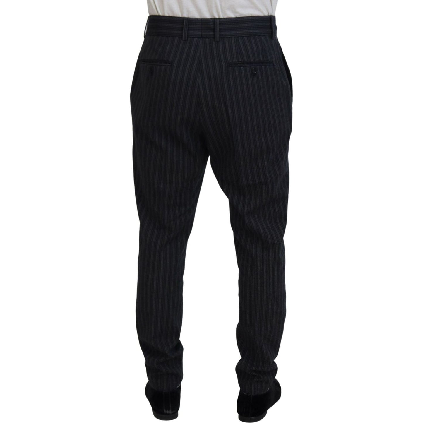 Dolce & Gabbana Elegant Striped Chino Dress Pants Dolce & Gabbana