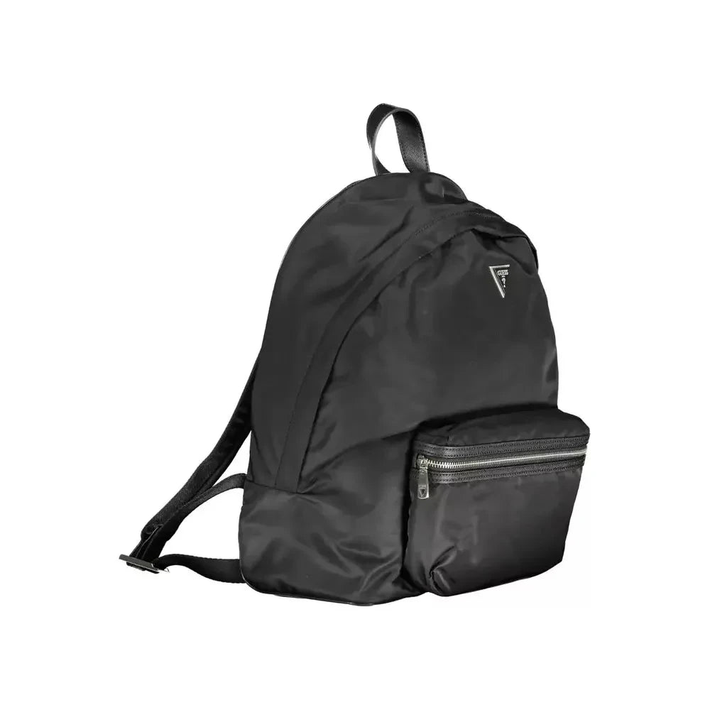 Front view with bag zipped and handles upright.