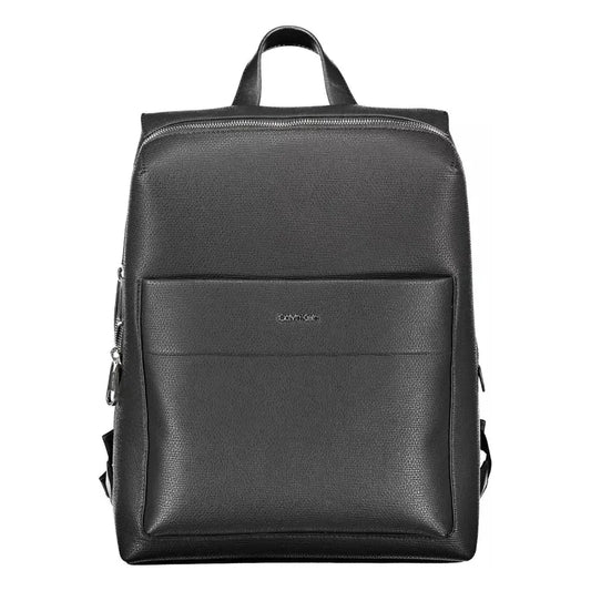 Calvin Klein Black Polyester Men Backpack Calvin Klein