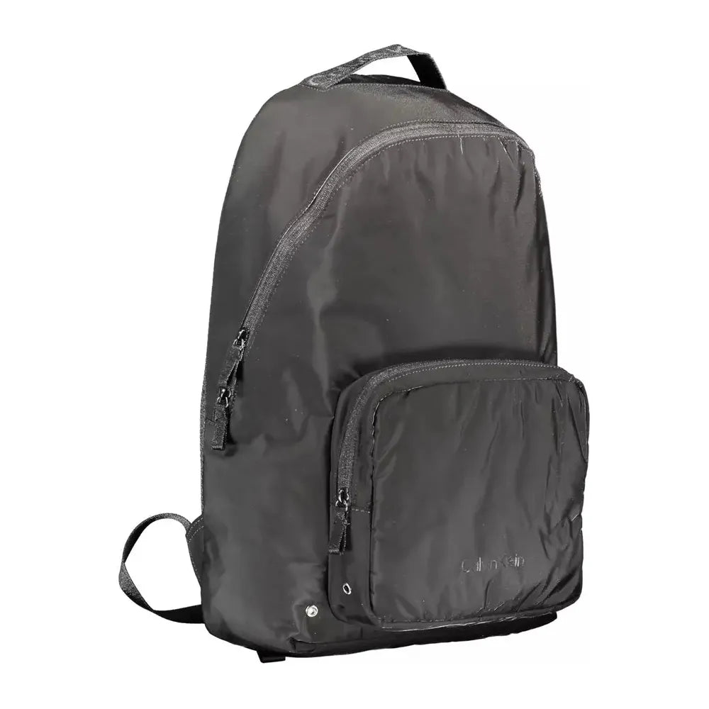 Calvin Klein Black Polyester Men Backpack Calvin Klein