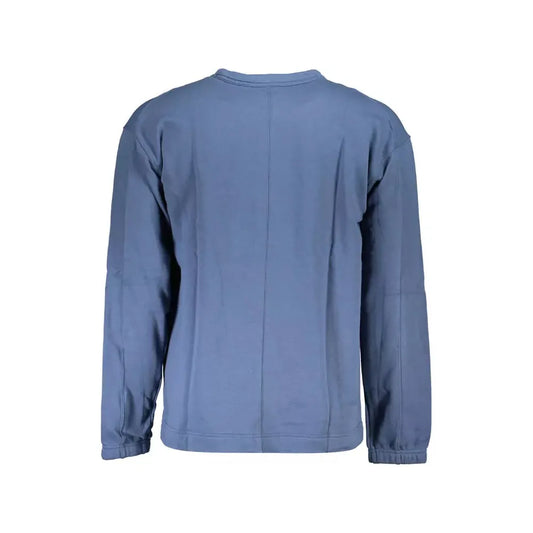 Calvin Klein Blue Cotton Men Sweater Calvin Klein