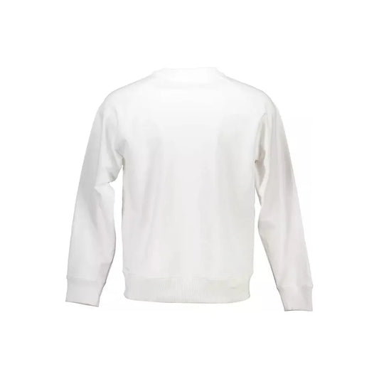 Calvin Klein White Cotton Men Sweater Calvin Klein