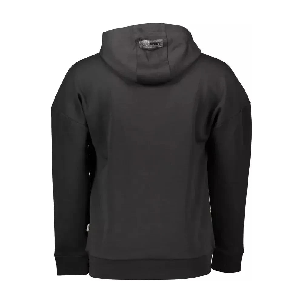 Plein Sport Black Cotton Men Sweater Plein Sport