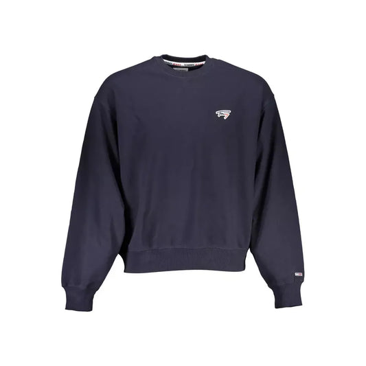 Tommy Hilfiger Blue Cotton Men Sweater Tommy Hilfiger