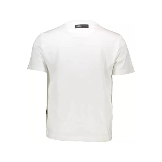 Plein Sport White Cotton Men T-Shirt Plein Sport