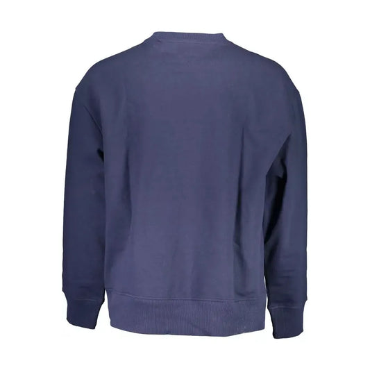 Tommy Hilfiger Blue Cotton Men Sweater Tommy Hilfiger