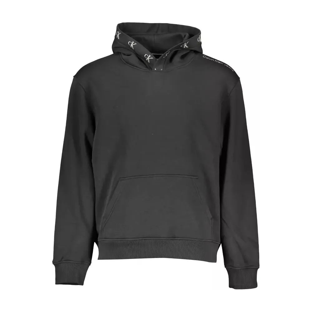 Calvin Klein Black Cotton Men Sweater Calvin Klein