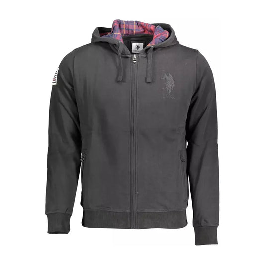 U.S. POLO ASSN. Black Cotton Men Sweater