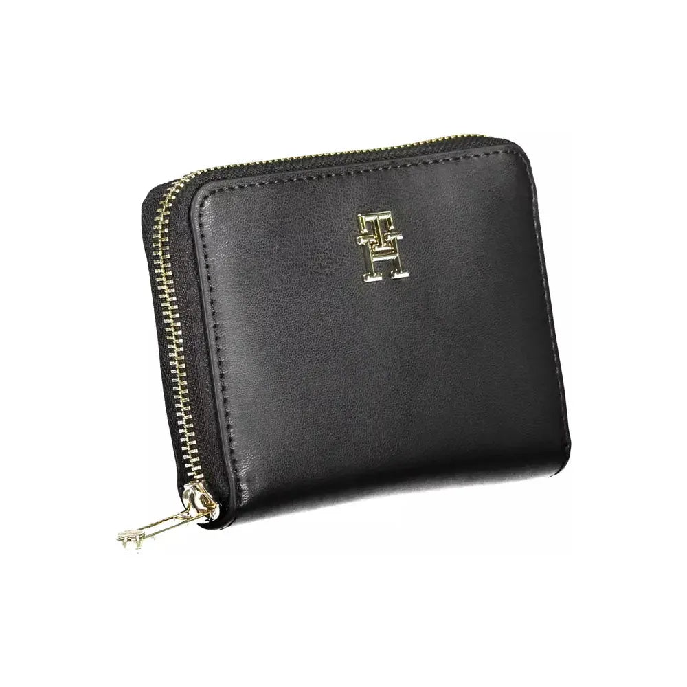 Tommy Hilfiger Black Polyethylene Women Wallet Tommy Hilfiger