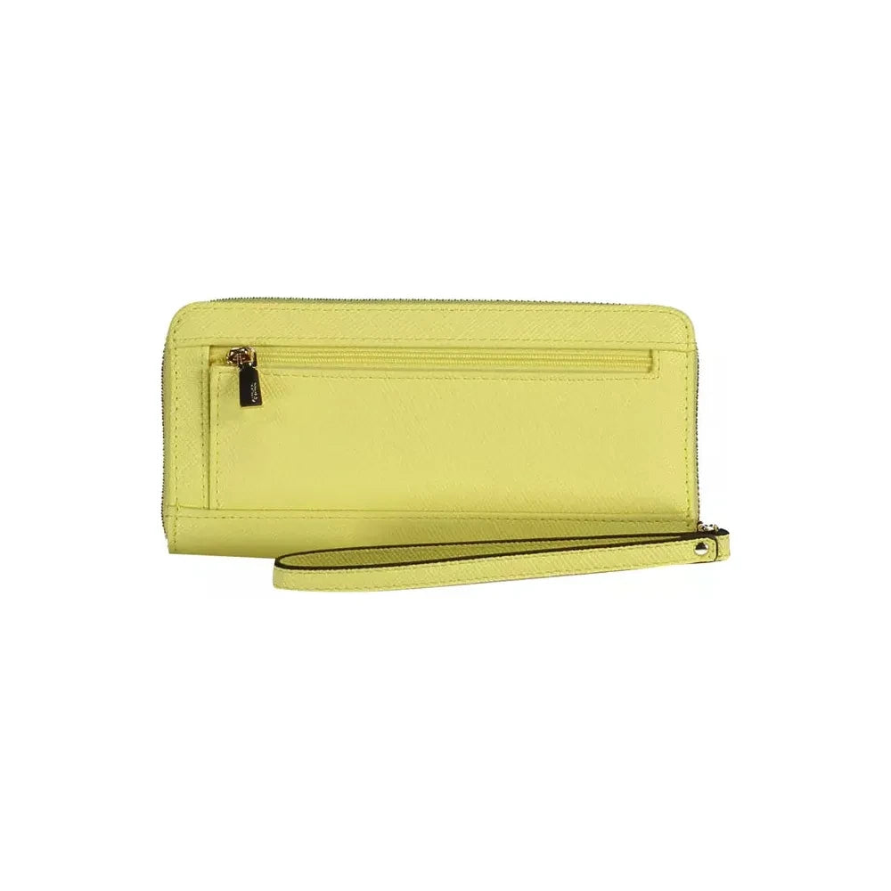 Guess Jeans Yellow Polyethylene Women Wallet Guess Jeans