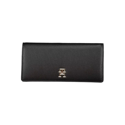 Tommy Hilfiger Black Polyethylene Women Wallet Tommy Hilfiger