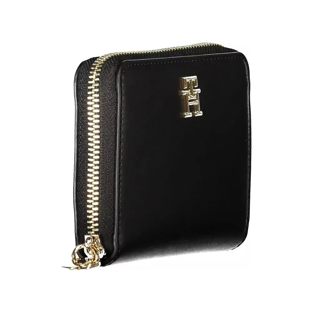 Tommy Hilfiger Black Polyethylene Women Wallet Tommy Hilfiger