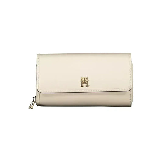 Tommy Hilfiger White Polyethylene Women Wallet Tommy Hilfiger