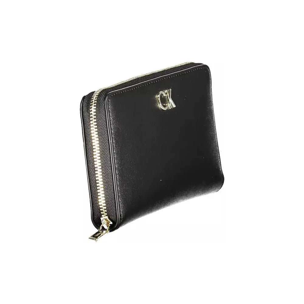 Calvin Klein Black Polyethylene Women Wallet Calvin Klein