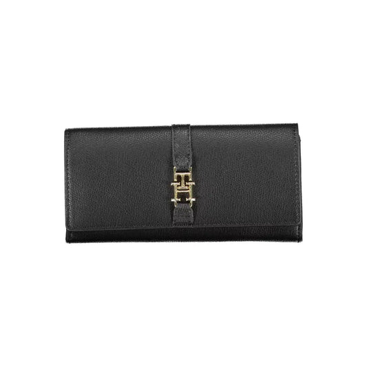 Tommy Hilfiger Black Polyethylene Women Wallet Tommy Hilfiger