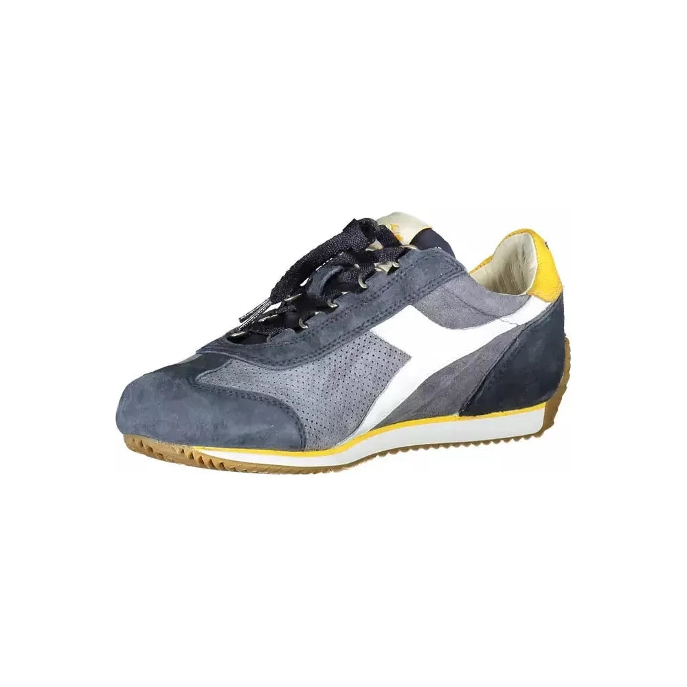 Diadora Blue Leather Women Sneaker Diadora