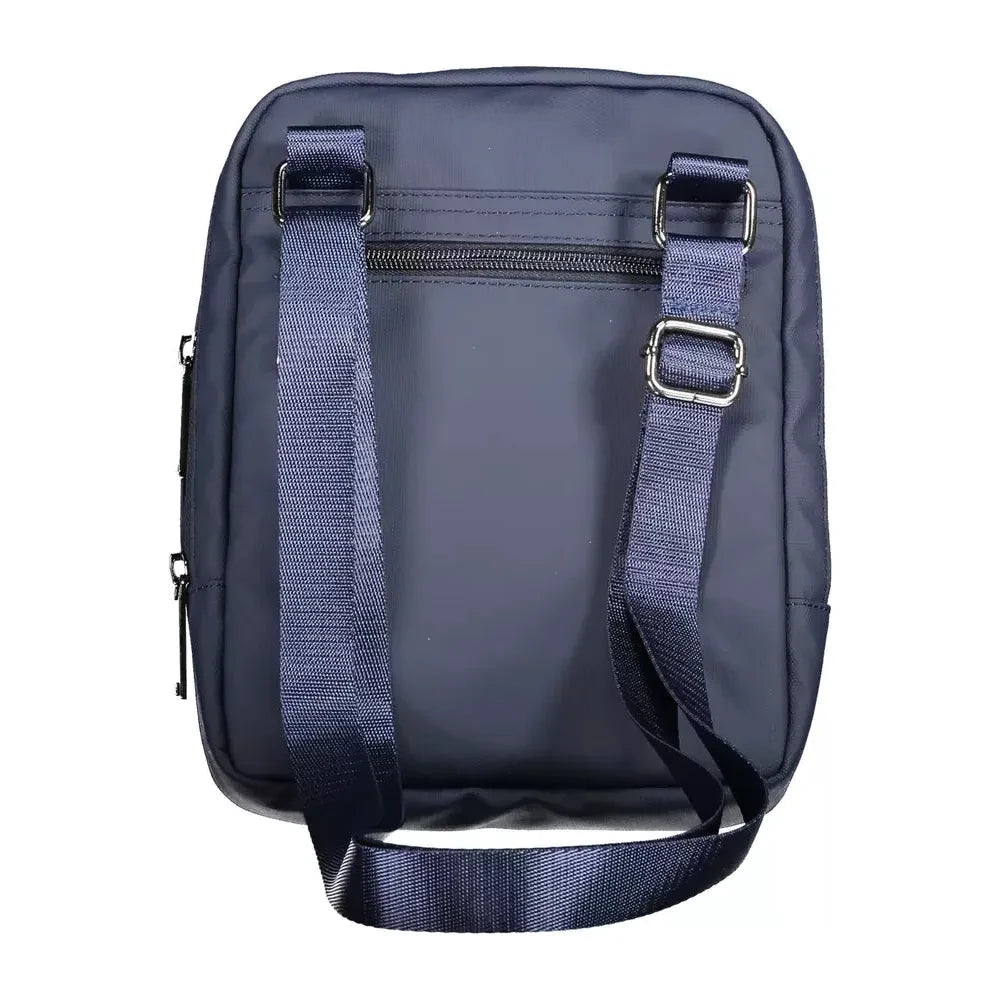 Aeronautica Militare Sleek Blue Shoulder Bag with Laptop Compartment Aeronautica Militare