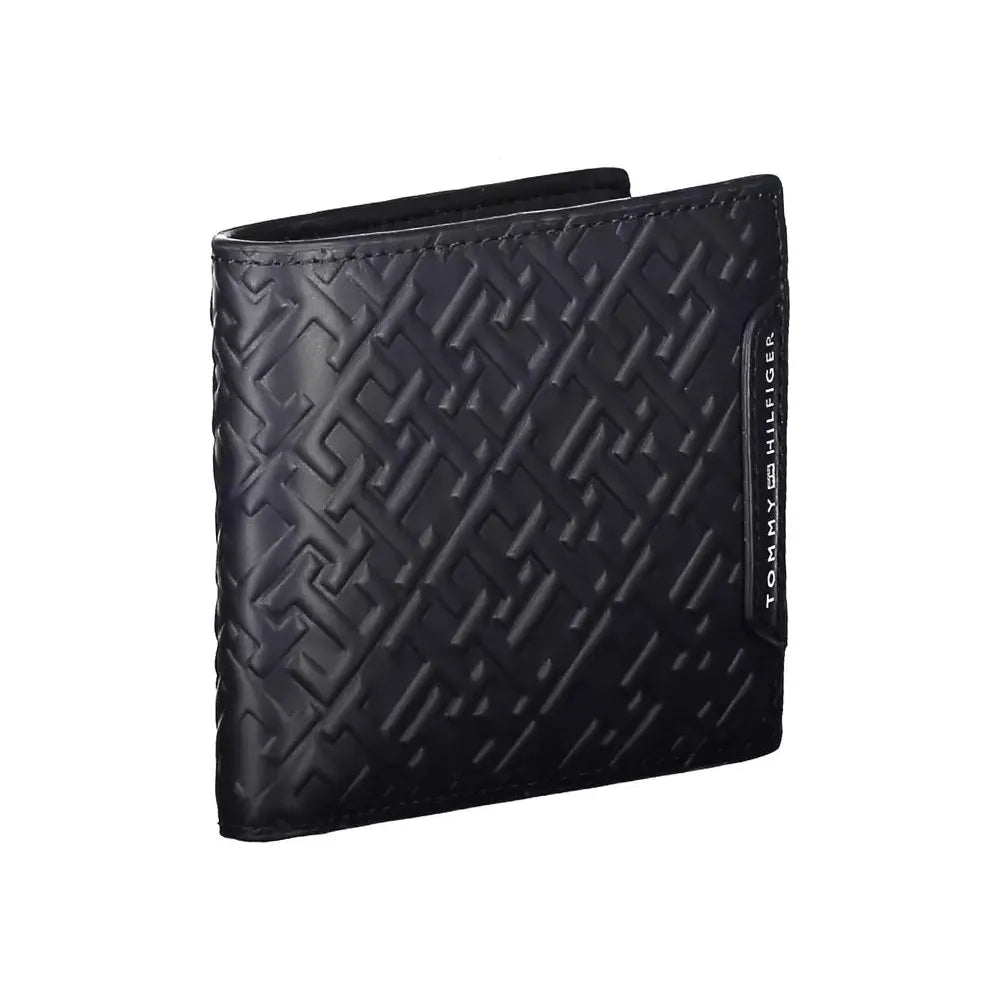 Tommy Hilfiger Blue Leather Men Wallet Tommy Hilfiger