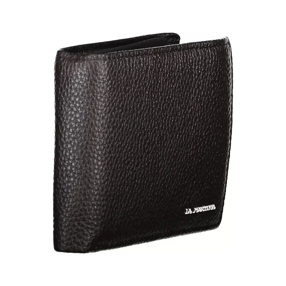 La Martina Elegant Leather Bifold Wallet with Coin Purse La Martina