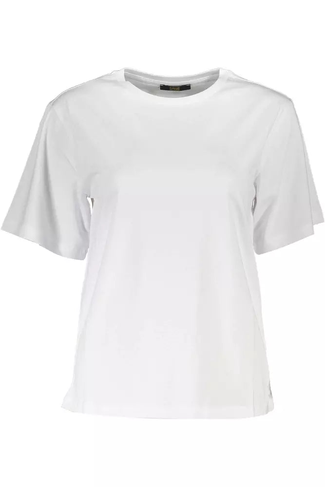 Cavalli Class White Cotton Women T-Shirt Cavalli Class