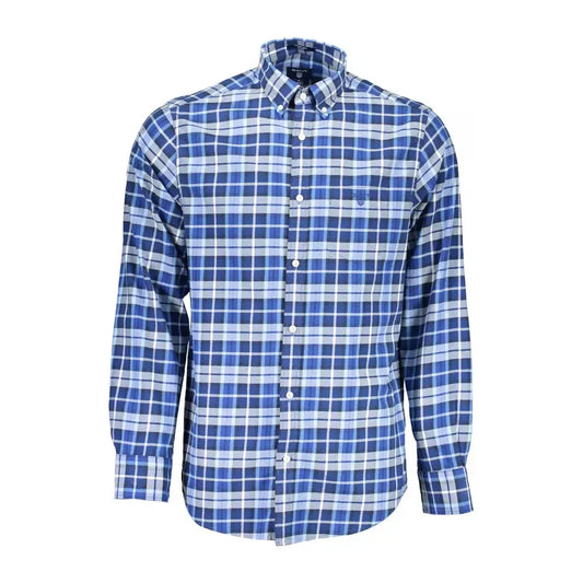 Gant Blue Cotton Men Shirt Gant