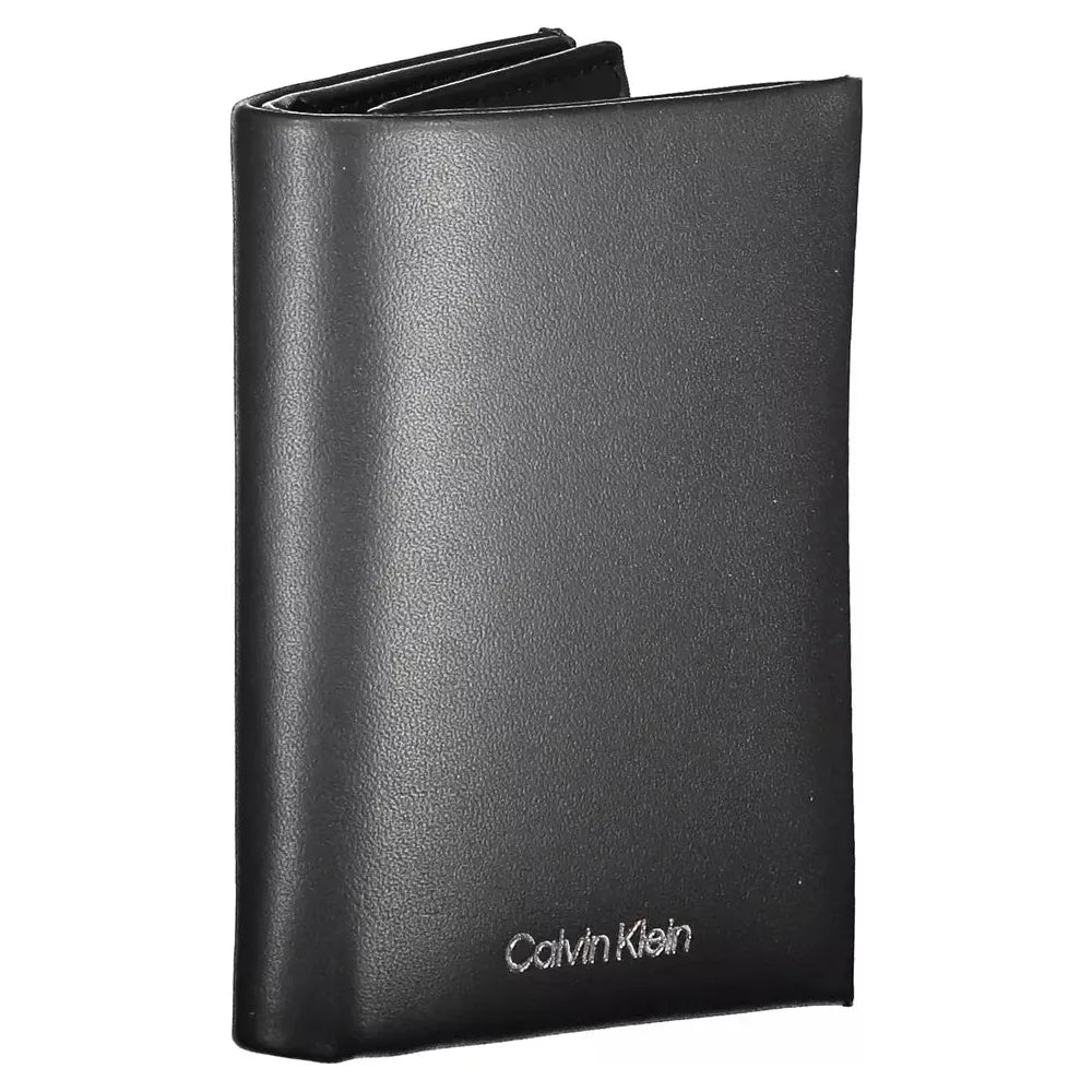 Calvin Klein Black Leather Men Wallet Calvin Klein