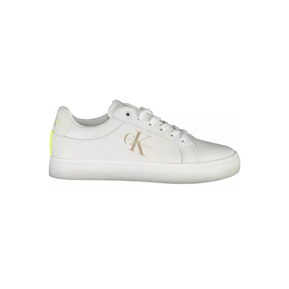 Calvin Klein White Leather Women Sneaker Calvin Klein