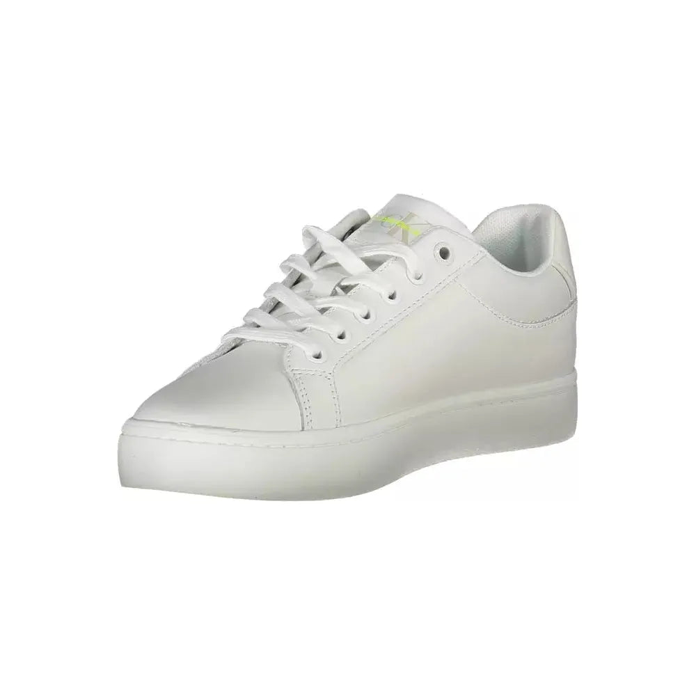 Calvin Klein White Leather Women Sneaker Calvin Klein