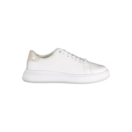 Calvin Klein White Leather Women Sneaker Calvin Klein