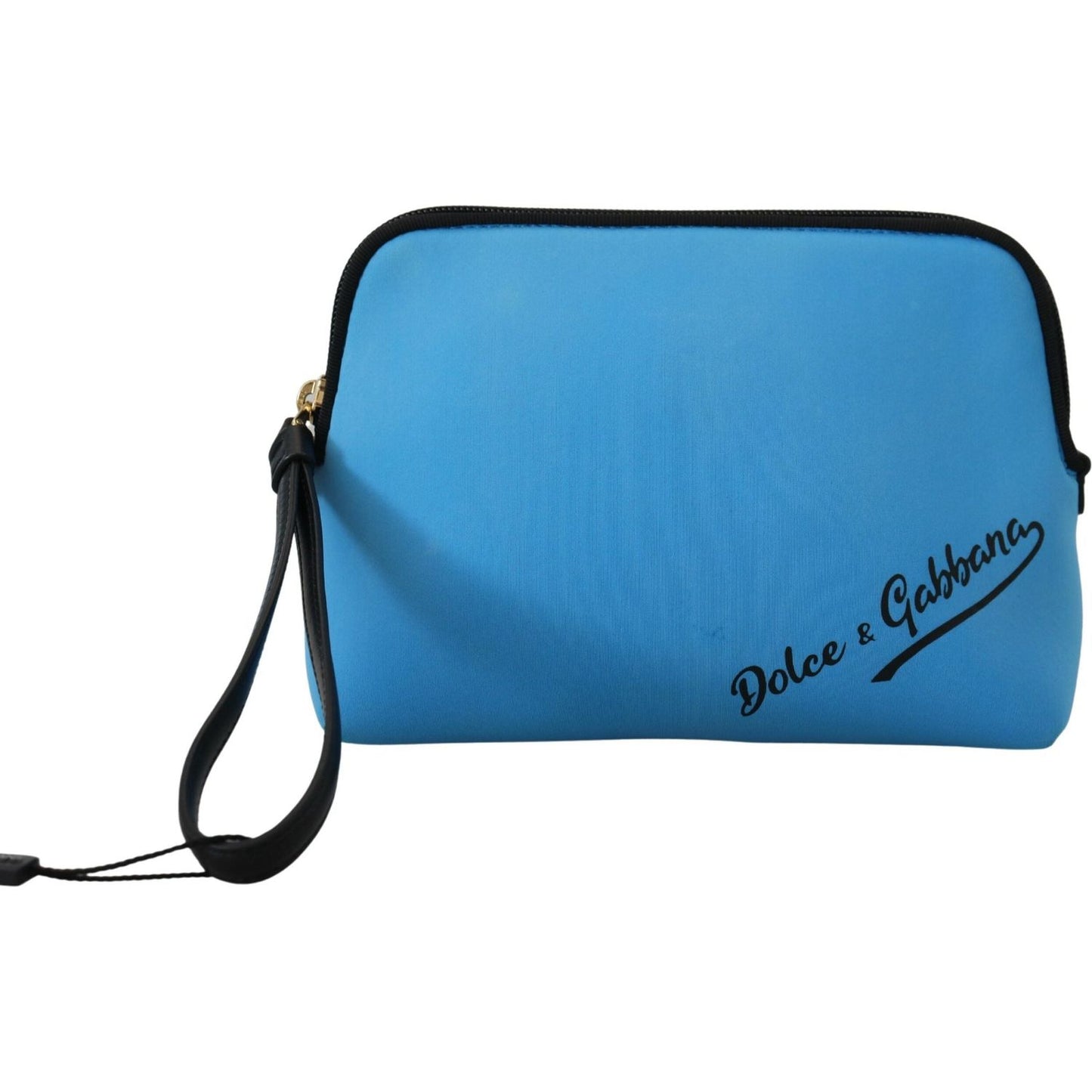 Dolce & Gabbana Elegant Blue Polyamide Pouch Bag Dolce & Gabbana