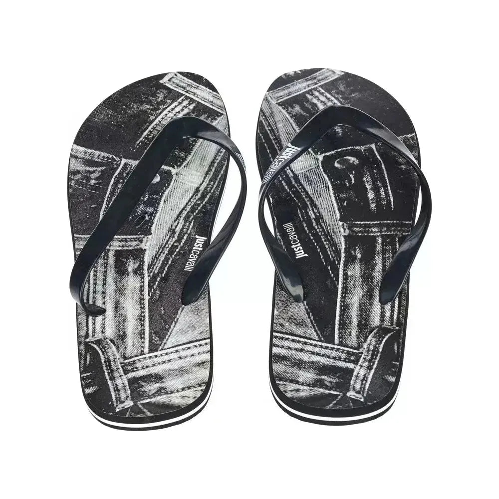 Just Cavalli Black EVA Men's Sandal
