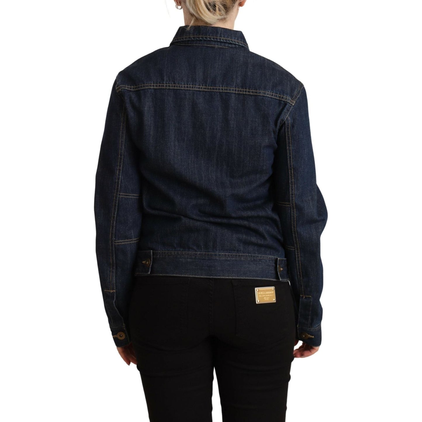 Master Coat Chic Dark Blue Denim Jacket Master Coat