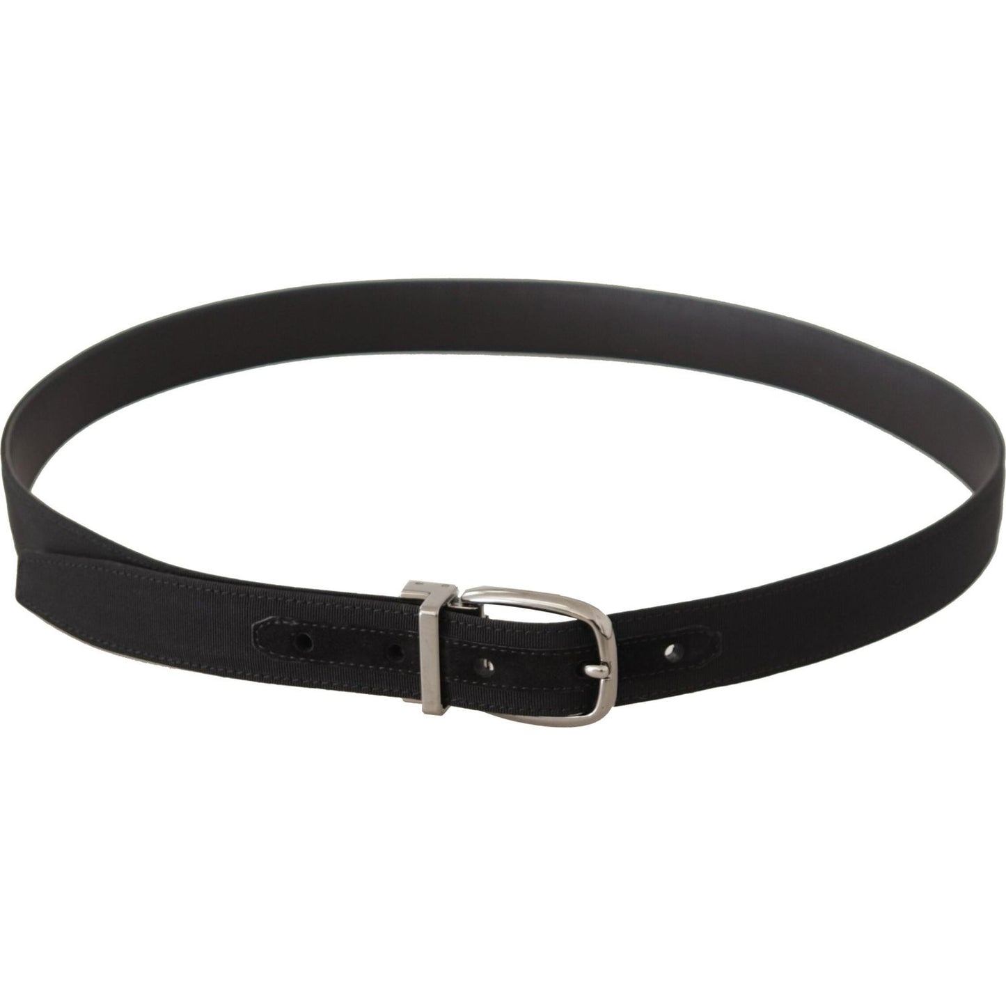 Dolce & Gabbana Elegant Black Leather Designer Belt Dolce & Gabbana