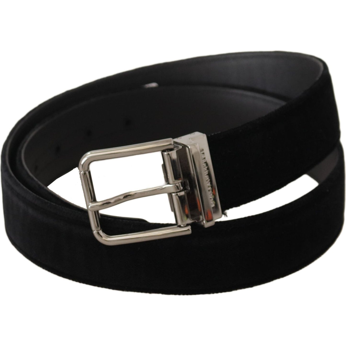 Dolce & Gabbana Sophisticated Velvet Leather Belt Dolce & Gabbana