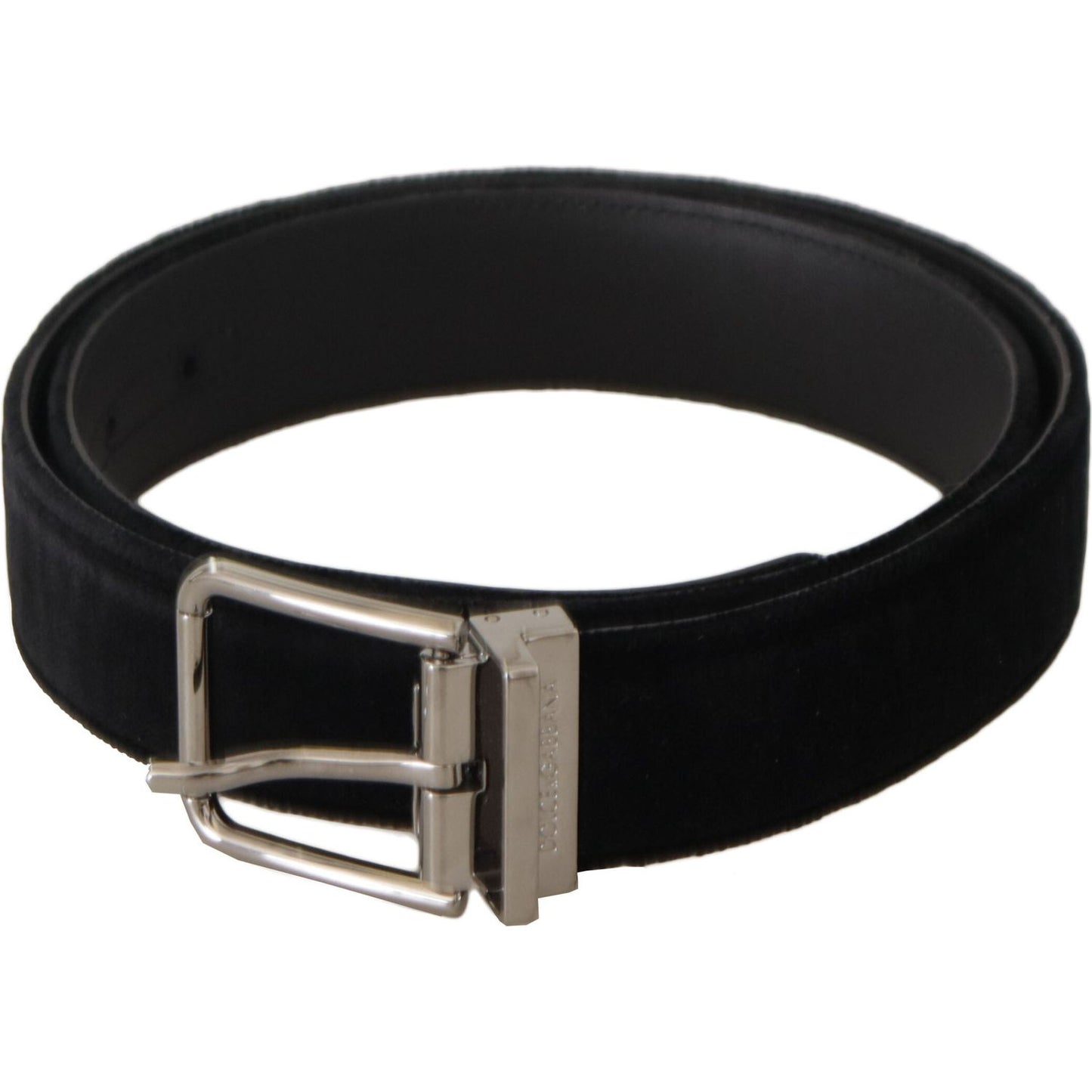 Dolce & Gabbana Sophisticated Velvet Leather Belt Dolce & Gabbana