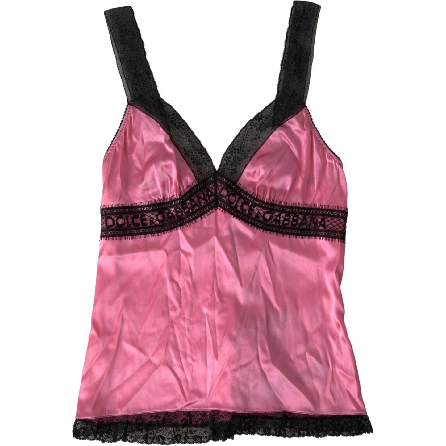 Dolce & Gabbana Silken Charm Pink Camisole Dolce & Gabbana