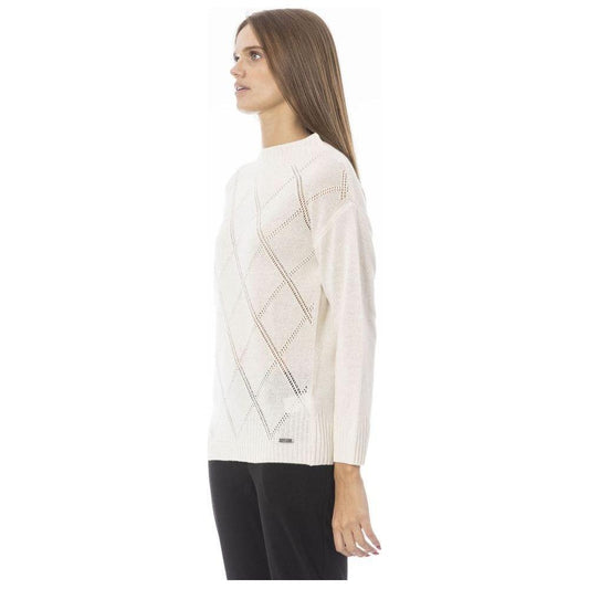 Baldinini Trend Beige Cashmere Women Sweater Baldinini Trend