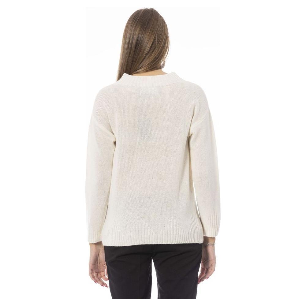 Baldinini Trend Beige Cashmere Women Sweater Baldinini Trend