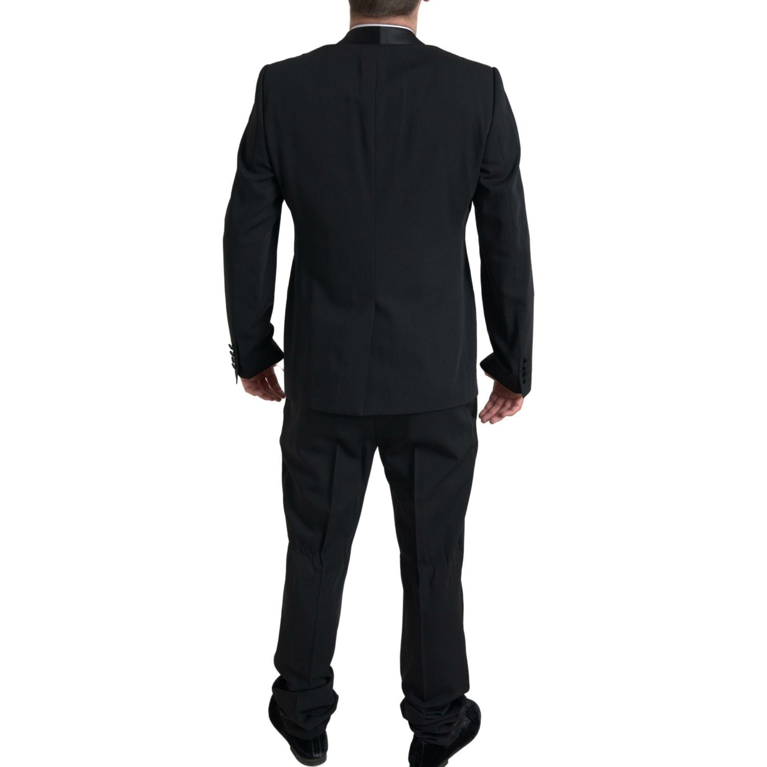 Dolce & Gabbana Black 2 Piece Single Breasted MARTINI Suit