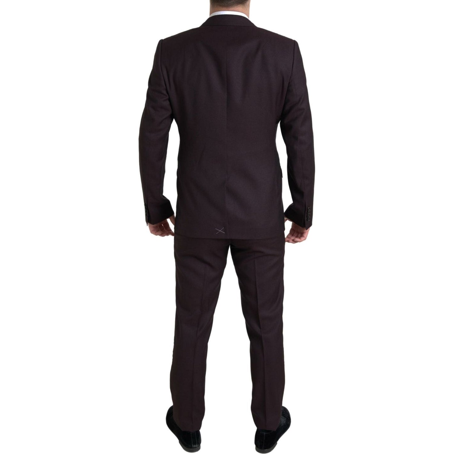 Dolce & Gabbana Maroon Martini Slim Fit 2-Piece Suit Dolce & Gabbana