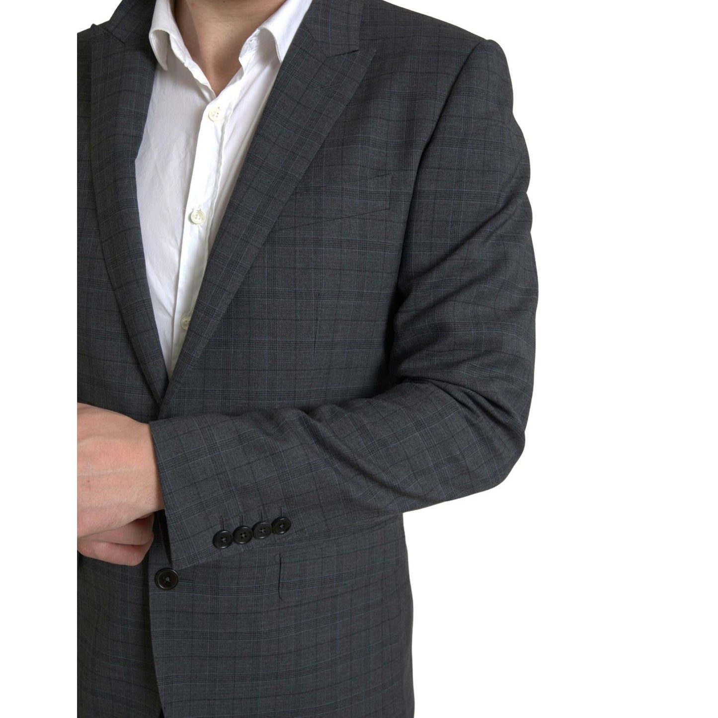 Dolce & Gabbana Gray 2 Piece Single Breasted MARTINI Suit