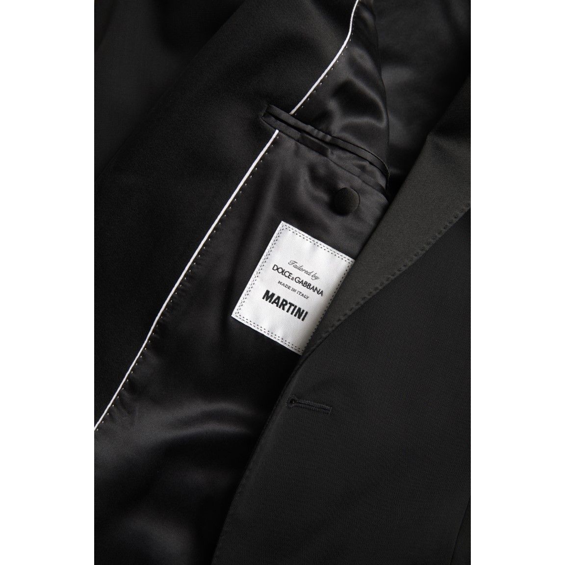 Dolce & Gabbana Black Wool Single Breasted MARTINI Blazer