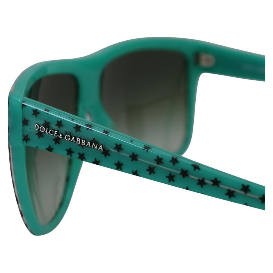 Dolce & Gabbana Chic Square Sunglasses with Star Pattern Dolce & Gabbana