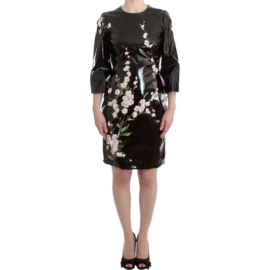 Dolce & Gabbana Elegant Floral Embellished Shift Dress Dolce & Gabbana