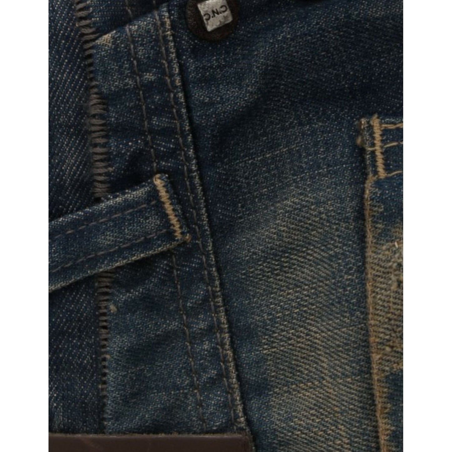 Costume National Blue straight leg jeans