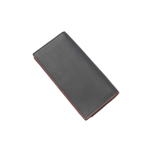 Elegant Blue Leather Wallet for the Sophisticated Man