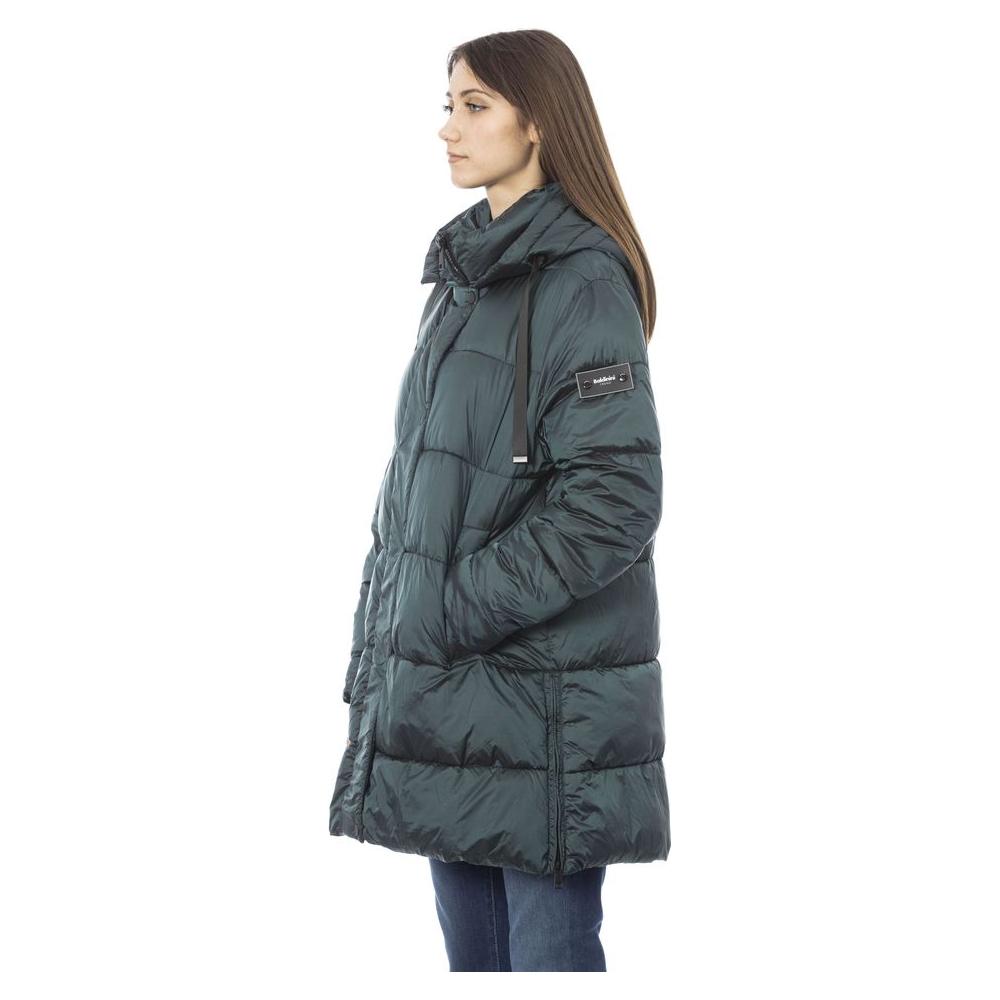 Baldinini Trend Green Polyester Women Jacket Baldinini Trend