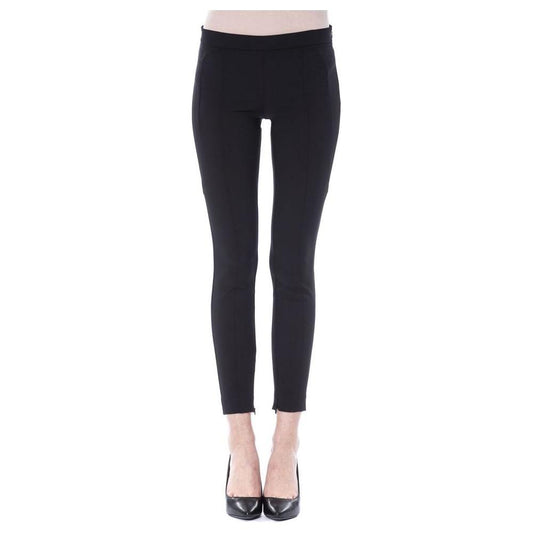 BYBLOS Black Polyester Women's Skinny Pant 1728,67345744032,Black,BYBLOS,Clothing,IT38 | XS,IT40|S,Jeans & Pants - Women - Clothing,New with tags,Pants - Clothing,Skinny Pants - Pants - Clothing,Women,Women - Clothing