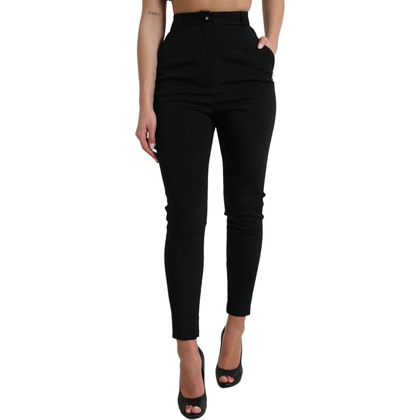 Dolce & Gabbana Elegant High Waist Skinny Pants Dolce & Gabbana